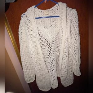 Women's White Knit Sweater